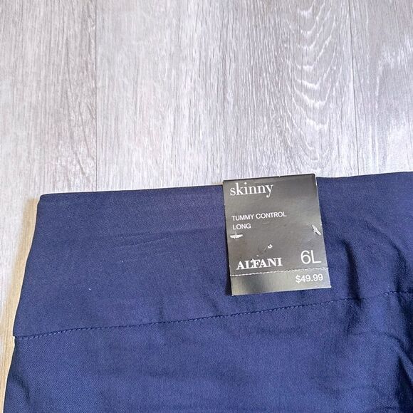 Alfani Women's Blue Skinny Ankle Pants 6 Long - Picture 5 of 5